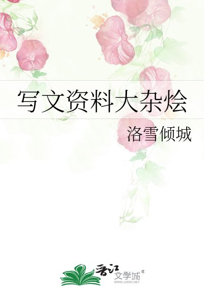 写文资料大杂烩